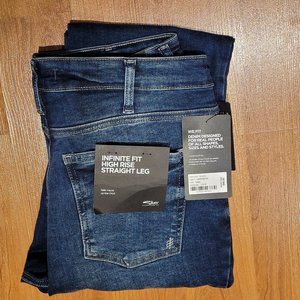 3/$75 SALE!  Silver Jeans Infinite Fit, High Rise, Straight Leg NWT